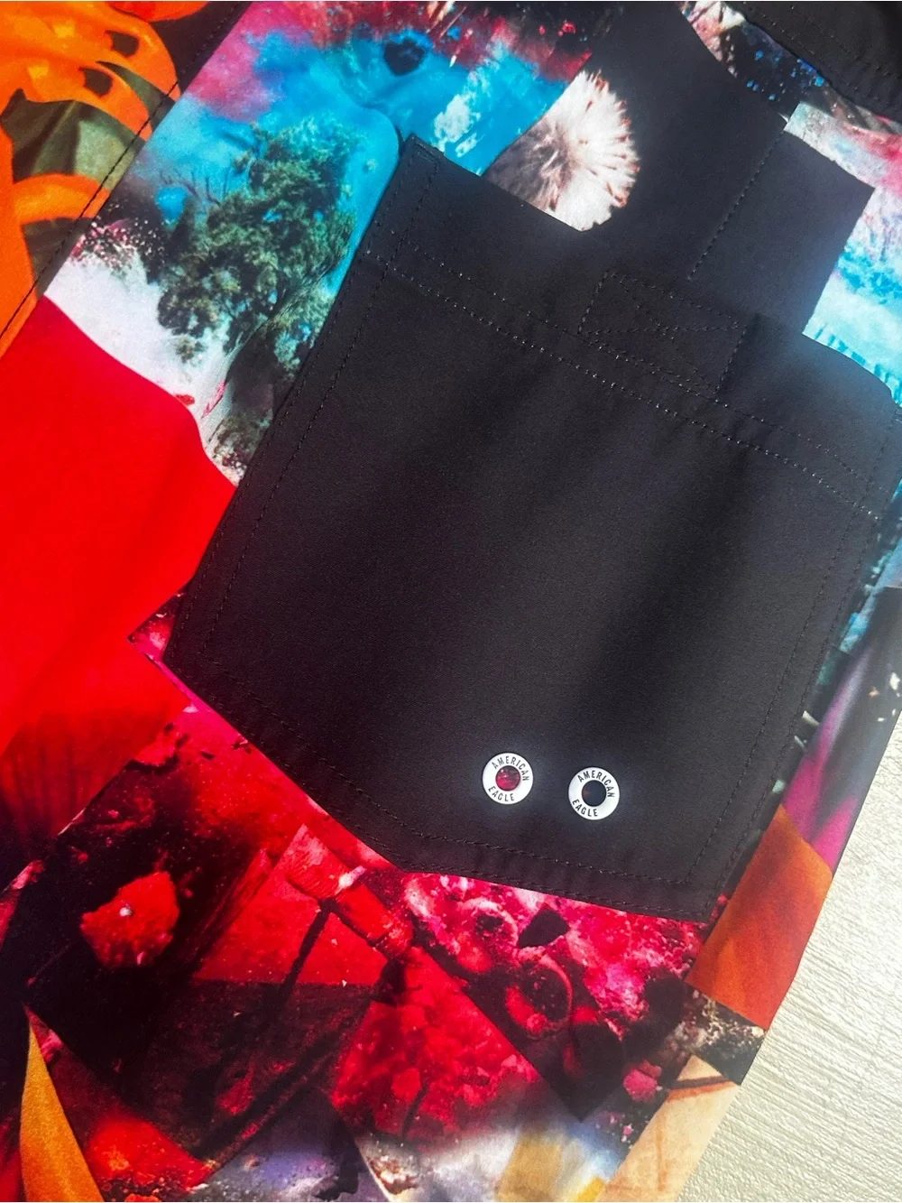 American Eagle 10” Classic Board Shorts Photo Collage